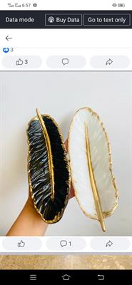 Feather dish 