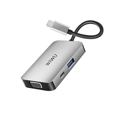 WiWU Alpha 513HVP 5 IN 1 USB Type C Hub