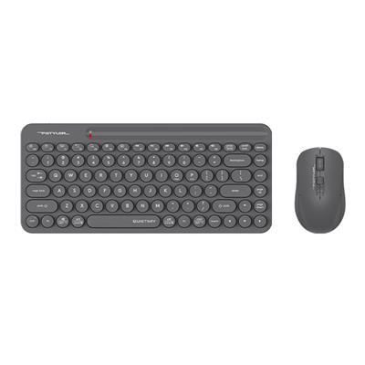 A4Tech FG3200 Air Wireless 2.4G Nano USB Receiver QuietKey Keyboard (Grey)