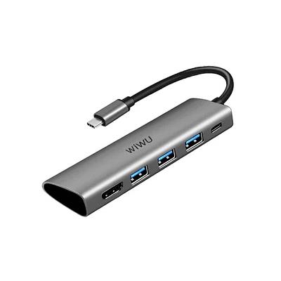 WiWU Alpha A531H 5 IN 1 USB Type C Hub