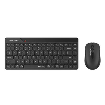 A4Tech FG2200 Air Wireless 2.4G Nano USB (A+C) Receiver QuietKey Keyboard (Black)