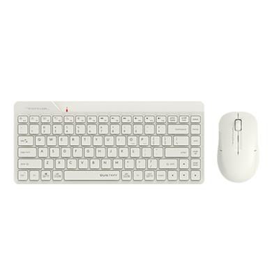 A4Tech FG2200 Air Wireless 2.4G Nano USB (A+C) Receiver QuietKey Keyboard (Beige)