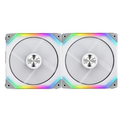 LIAN LI UNI Fan SL140 Double aRGB 140mm 1500RPM PC Fan (White)