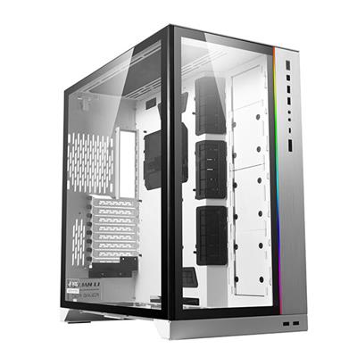 LIAN LI O11 Dynamic XL ROG Tempered Glass Full Tower Case (White)