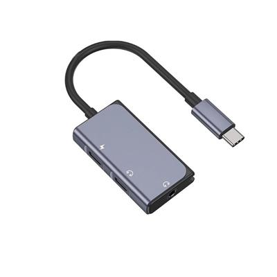 WiWU LT02 Pro 3 IN 1 USB Type C Audio Adapter