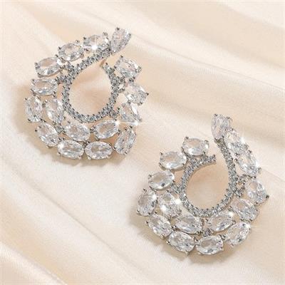 Luxurious Zircon earrings