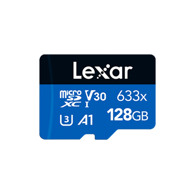 Lexar® 633x 128GB microSD Card