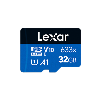 Lexar® 633x 32GB microSD Card