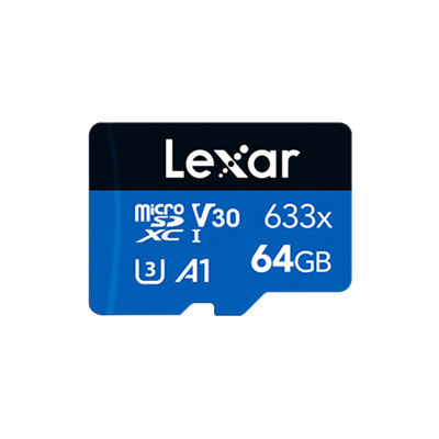 Lexar®  633x  64GB microSD Card 