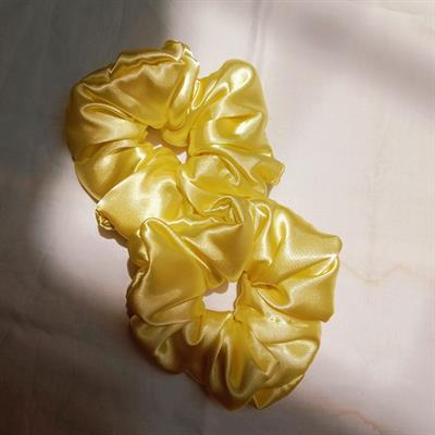 Lemon - Silk Scrunchie