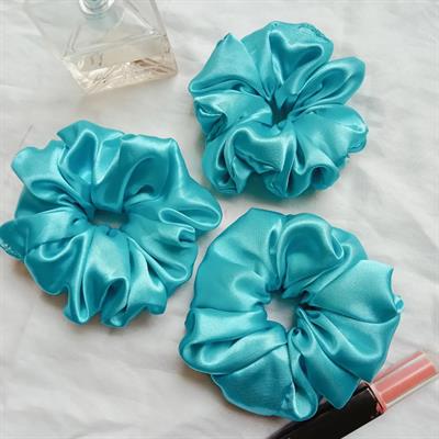 Sky - Silk Scrunchie