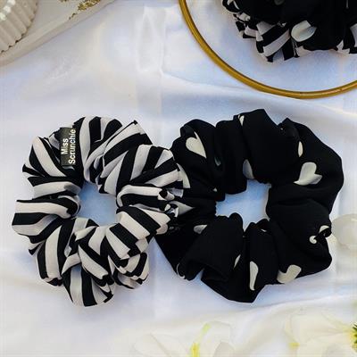 Bold Printed Scrunchies