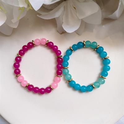 Bliss Bracelets - Pink & Blue