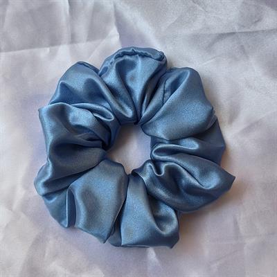 Powder Blue - Silk Scrunchie