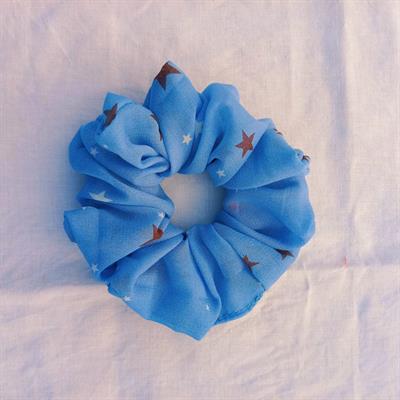 Winter Sky - Silk Scrunchie