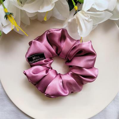 Grape - Silk Scrunchie