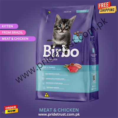 Birbo Premium Kitten Meat and Chicken Cat Food- 1kg