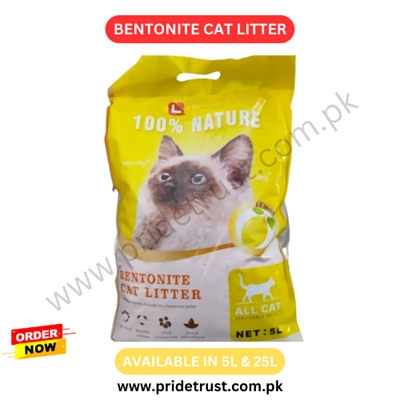 Bentonite Cat Litter – Lemon Scented