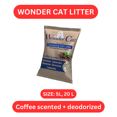 Wonder Cat Litter - Coffee scented + deodorized