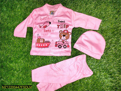 3 Pcs New Born Baby Suit 