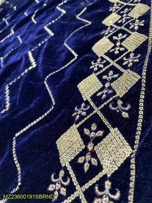 Velvet Shawl For Women Embroidered 