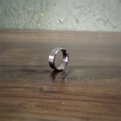 Broad Stainless Steel Ring - Silver