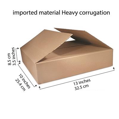 Packaging Boxes (10 Pcs) Corrugated 3 Ply imported Cartons Strong walls