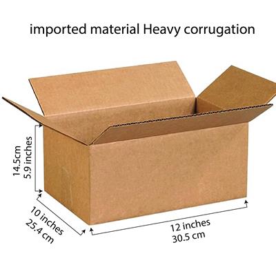 Packaging Boxes (10 Pcs)  Corrugated 3 Ply imported Cartons Strong walls