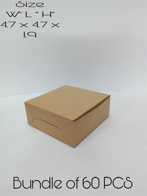 Gift Box (60 Pcs) (4.7x4.7x1.9 Inches)