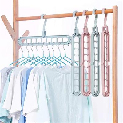 9 In 1 Plastic Hangers Holder (ABS Plastic)