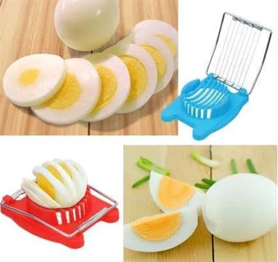 Portable Egg Slicers Tools Kitchen Accessories Stainless Steel Wire Cute Eggs Cutter Cooking Baking Useful Gadgets Home