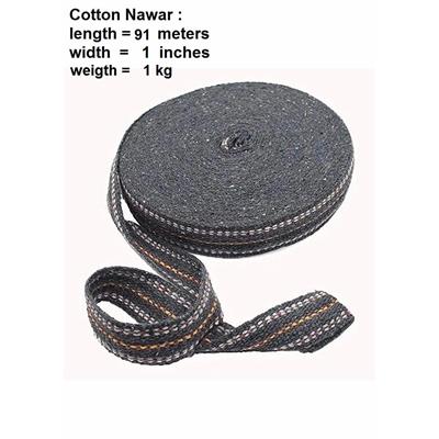 Cotton & Nylon Niwar used to form the web of a charpai (a kind of rope bed)