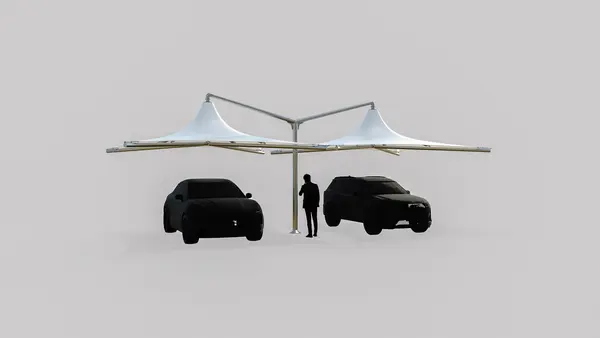 PVC Tensile Shade Structure