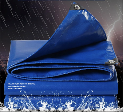 Heavy Duty Plastic Tarpal ,Dark blue,Made in Korea,100% Waterproof+Heatproof,Sun proof.Perfect for house, garden, outdoor, camping and much more