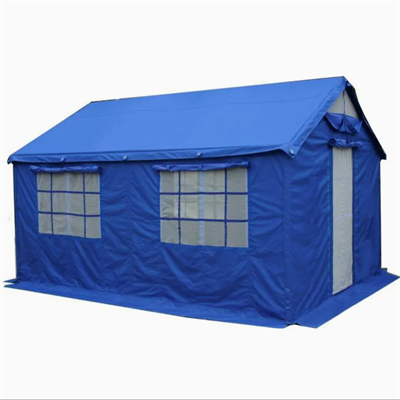 Steel Frame Outdoor Winter Blue Army Canvas Camping Military Tent