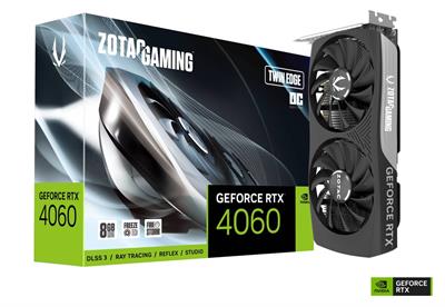 ZOTAC GAMING GeForce RTX 4060 8GB Twin Edge 