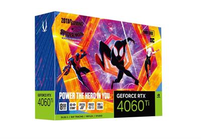 ZOTAC GAMING GeForce RTX 4060 Ti 8GB Twin Edge OC SPIDER-MAN™: Across the Spider-Verse Bundle