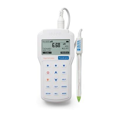 Hanna HI98164 Portable pH/Temp Meter for Yogurt