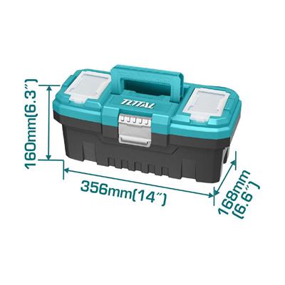 Total TPBX0142 Plastic Tool Box 14" - 10Kg