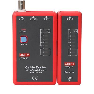 UNI-T UT681C Handheld Cable Tester - RJ45/RJ11/BNC
