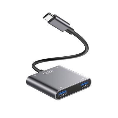 XO HUB012B USB Type C Hub 4 in 1 USB 3.0 Hub