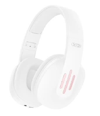 XO BE39 Foldable Bluetooth Headset Bluetooth Headphone IPX 5 Water Proof With 1 Year Brand Warranty - White