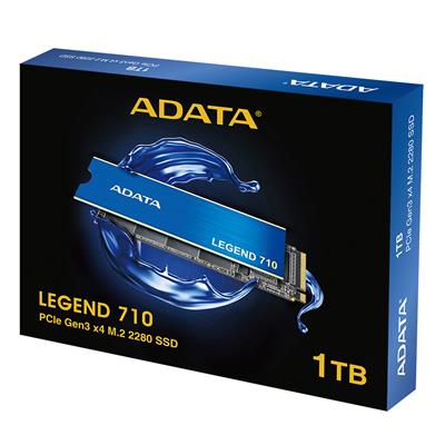 ADATA Legend 710 1TB PCIe Gen3 x4 M.2 2280 3D NAND Solid State Drive SSD 