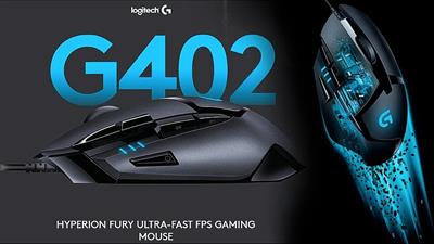 Logitech G402 Hyperion Fury Ultra-Fast FPS Gaming Mouse 910-004070