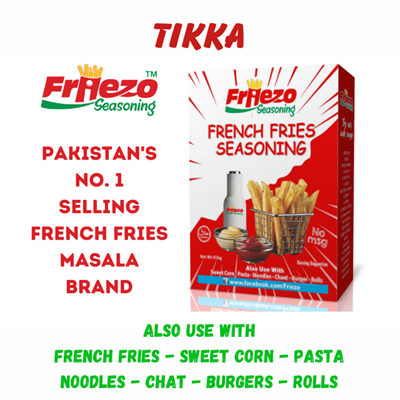 Friezo French Fries Masala Tikka Flavour 50g Box