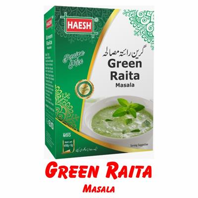 Haesh Green Raita Masala 50g Pack