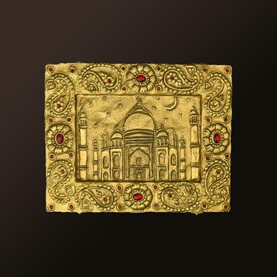 Quran Paak Box Golden