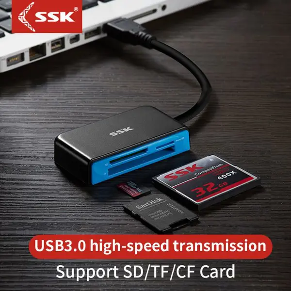 SSK SCRM330 Memory Card Reader USB3.0 