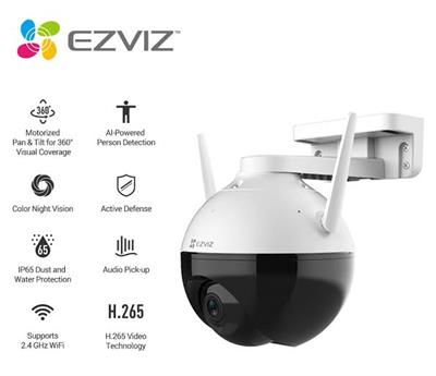 EZVIZ C8C 1080P Outdoor Pan & Tilt Smart Home Security Camera
