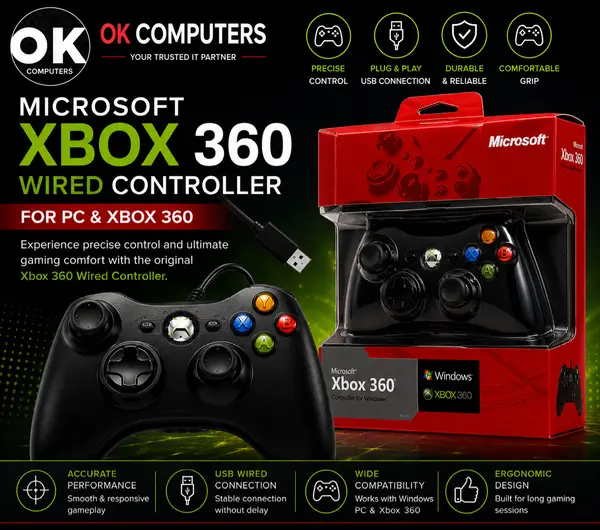 Microsoft Xbox 360 Wired Controller